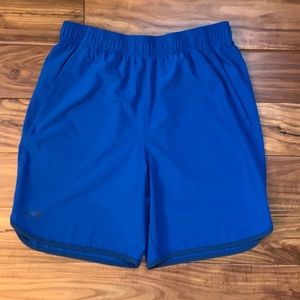 Under Armour Blue Mens Athletic Shirts Blue L Large EUC